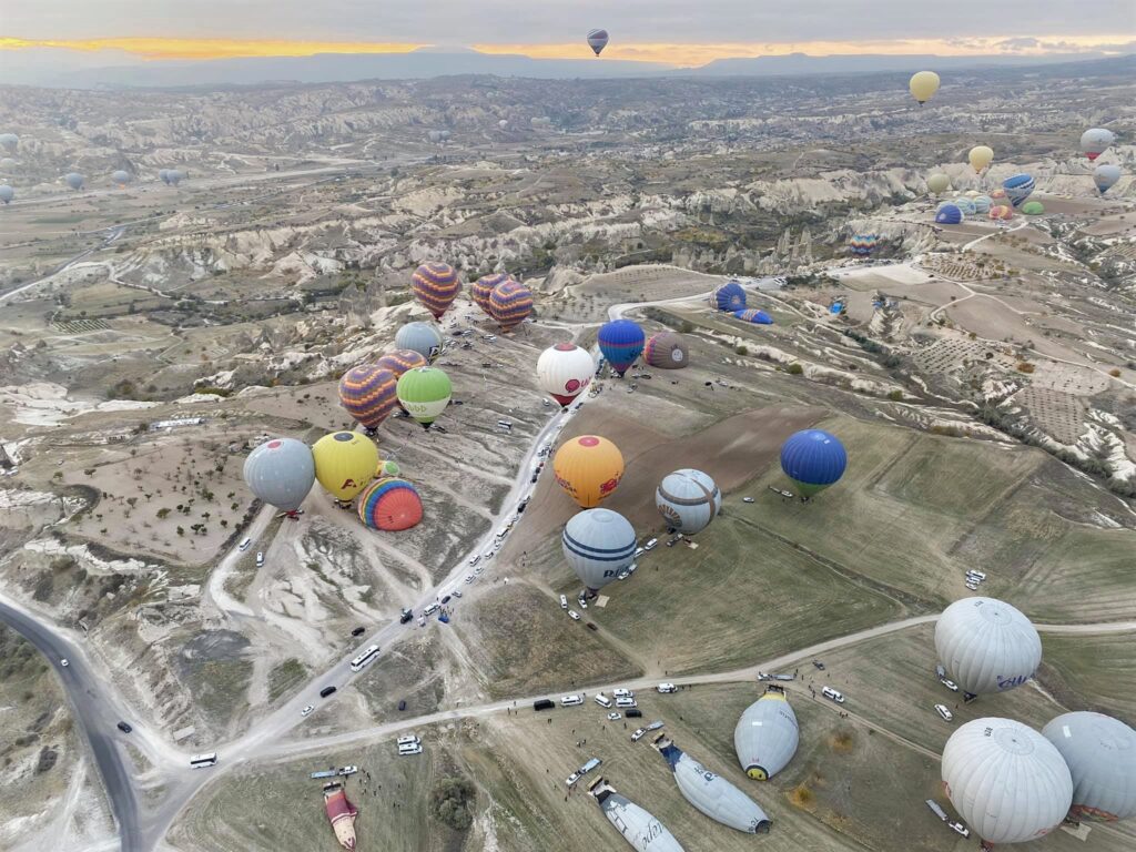 Kapadocja kolorowe balony - Turcja na własną rękę samodzielne podróże z dzieckiem